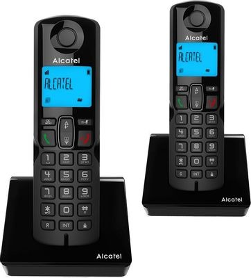 Радиотелефон Alcatel S230 DUO RU, черный
