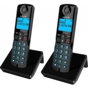 Радиотелефон Alcatel S250 Duo ru black, черный