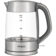 Чайник электрический RED SOLUTION RK-G138 2200Вт, серый