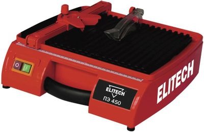 Плиткорез электрический Elitech ПЭ 450 450Вт, красный