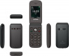 Мобильный телефон Digma VOX FS241 128Mb 0.048 черный раскладной 3G 4G 2Sim 2.44