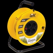 Сетевой удлинитель IEK WKP23-10-04-40, желтый