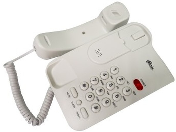 Телефон проводной Ritmix RT-311 белый