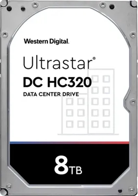 Жесткий диск WD SAS 3.0 8TB 0B36453 HUS728T8TAL5204 Ultrastar DC HC320 (7200rpm) 256Mb 3.5