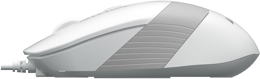 Мышь A4Tech Fstyler FM10S белый/серый оптическая (1600dpi) silent USB (4but)