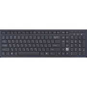 Клавиатура беспроводная  Defender UltraMate SM-535 черный, USB, Slim, 108+4кн, мультимедиа  (45535)