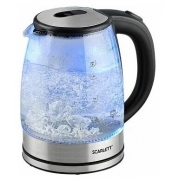 Чайник электрический Scarlett SC-EK27G70 1.8л. 1800Вт серебристый/черный (корпус: стекло)