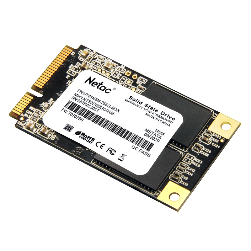 Накопитель SSD Netac mSATA 256Gb NT01N5M-256G-M3X N5M mSATA