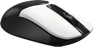 Мышь A4Tech Fstyler FB12S черный/белый оптическая (1200dpi) silent беспроводная BT/Radio USB (3but)