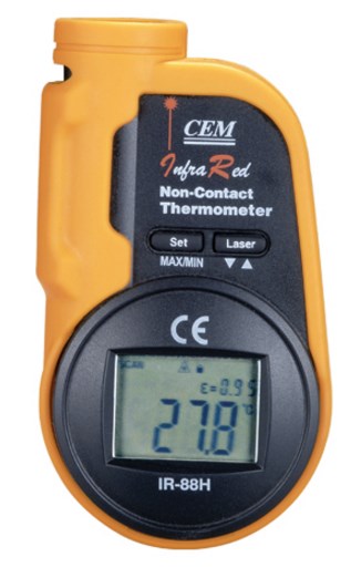 Компактный пирометр для бесконтактного измерения температуры СЕМ IR-88H 481165