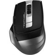 Мышь A4Tech Fstyler FB35S серый/черный оптическая (2000dpi) silent беспроводная BT/Radio USB для ноутбука (6but)