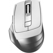 Мышь A4Tech Fstyler FB35S белый/серый оптическая (2000dpi) silent беспроводная BT/Radio USB для ноутбука (6but)