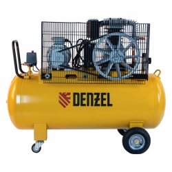 Воздушный компрессор Denzel BCI4000-T/200, ременной привод 4,0 кВт, 200 литров, 690 л/мин 58124