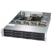 Supermicro SuperStorage SSG-6029P-E1CR12T 2U noCPU(2)2rd Gen Xeon Scalable/TDP 205W/no DIMM(16)/ SATARAID HDD(12)LFF/2xM.2 NVMe 7xLP/2x10GbE/2x1200W
