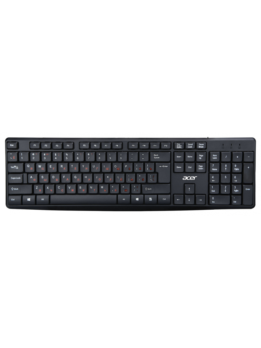 Клавиатура + мышь Acer OMW141 черный (ZL.MCEEE.01M)