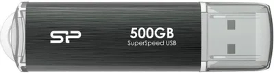 Накопитель SSD Silicon Power USB-C 500GB SP500GBUF3M80V1GHH черный