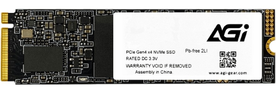 Накопитель SSD AGi PCI-E 4.0 x4 2TB AGI2T0G43AI818 M.2 2280