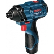 Гайковерт Bosch GDR 120-LI + GAL 12V-20 аккум. патрон:шестигр.1/4" (06019F0007)