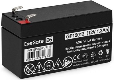 Аккумуляторная батарея для ИБП EXEGATE EP269857, черный
