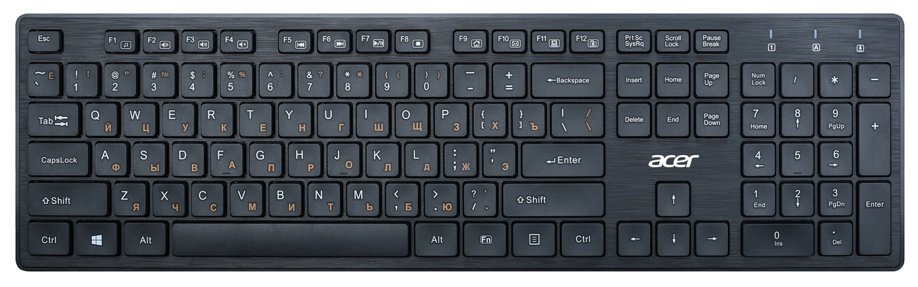 Клавиатура Acer OKW122, черный (ZL.KBDEE.00C)