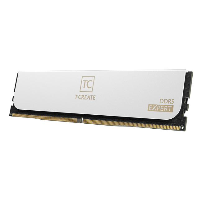 Модуль памяти DDR5 TEAMGROUP T-Create Expert 64GB (2x32GB) 6000MHz CL34 (34-44-44-84) 1.3V / CTCWD564G6000HC34BDC01 / White