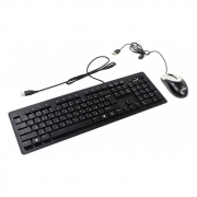 Комплект Genius SlimStar C115 [31330212100] (SlimStar-130 + NetScroll 100 V2), черный, 104 клавиши, мышь оптическая, 3 кнопки, USB