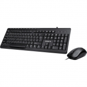 GK-KM6300 RU  комплект клавиатура + мышь, проводные (USB, 1.5м), 1000dpi, {20} (551179)