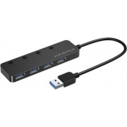 USB-концентратор HARPER HUB-04MB Black