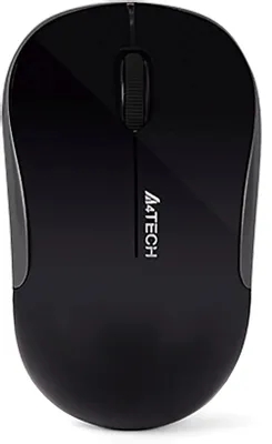 Мышь A4Tech G3-300NS черный оптическая (1200dpi) silent беспроводная USB для ноутбука (3but)