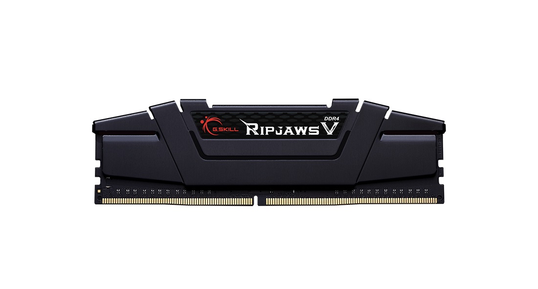 Модуль памяти DDR4 G.SKILL RIPJAWS V 32GB (2x16GB) 3600MHz CL18 (18-22-22-42) 1.35V / F4-3600C18D-32GVK / CLASSIC BLACK