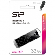 Флеш Диск Silicon Power 32GB Blaze B03 SP032GBUF3B03V1K USB3.1 черный