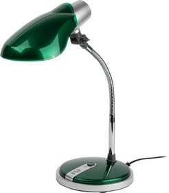 Настольный светильник ЭРА NE-301-E27-15W-GR, зеленый