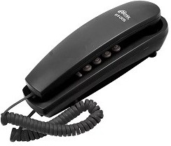 Телефон проводной RITMIX RT-005, черный 