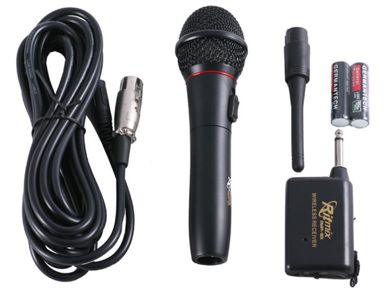 Микрофон Ritmix RWM-101 черный (15115476)