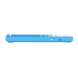 Клавиатура механическая беспроводная Dareu A84 Ice Blue (голубой), 84 клавиши, подключение проводное+Bluetooth+2.4GHz, аккумулятор 2000mAh