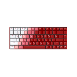 Клавиатура механическая беспроводная Dareu A84 Flame Red (красный), 84 клавиши, подключение проводное+Bluetooth+2.4GHz, аккумулятор 2000mAh