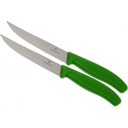 Набор ножей кухон. Victorinox Swiss Classic (6.7936.12L4B) компл.:2шт салатовый блистер