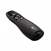 Презентер Logitech R400 черный, 2.4 GHz, USB-ресивер , 5 кнопок, лазерная указка