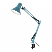 Настольный светильник ЭРА N-121-E27-40W-LBU Е27, голубой