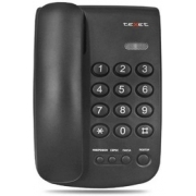 Телефон проводной TEXET TX-241 черный (126899)