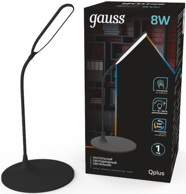 Светильник Gauss GT5022 настольный на подставке черный 8Вт