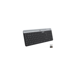 Клавиатура Logitech K580 черный USB беспроводная BT/Radio slim Multimedia (920-010622)