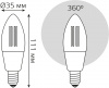 Умная лампа Gauss Smart Home C35 E14 (упак.:1шт) (1250112)