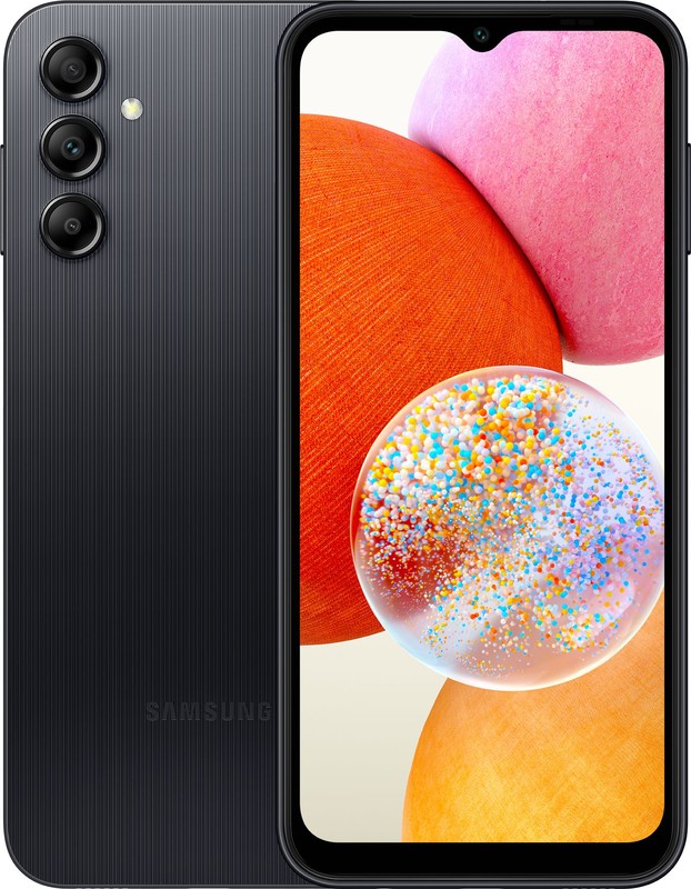 Смартфон Samsung Galaxy A14 4/64Gb черный (SM-A145FZKDMEA)