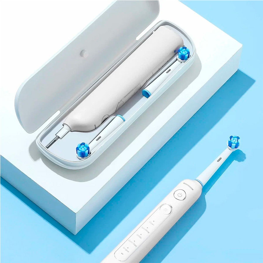 Электрическая зубная щетка Bitvae R2 Rotary E- Toothbrush GLOBAL, белая