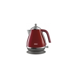Чайник электрический Delonghi KBOC2001.R 1.7л. 2000Вт красный (корпус: нержавеющая сталь)