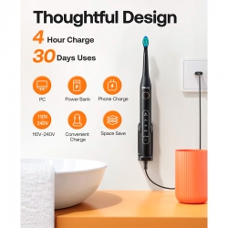 Набор из двух электрических зубных щеток Bitvae D2 Daily Toothbrush (D2+D2 Bundle B+P) GLOBAL, черная + розовая