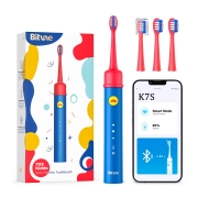 Электрическая зубная щетка для детей Bitvae Smart K7S Kids GLOBAL, синяя