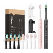 Набор из двух электрических зубных щеток Bitvae D2 Daily Toothbrush (D2+D2 Bundle B+P) GLOBAL, черная + розовая