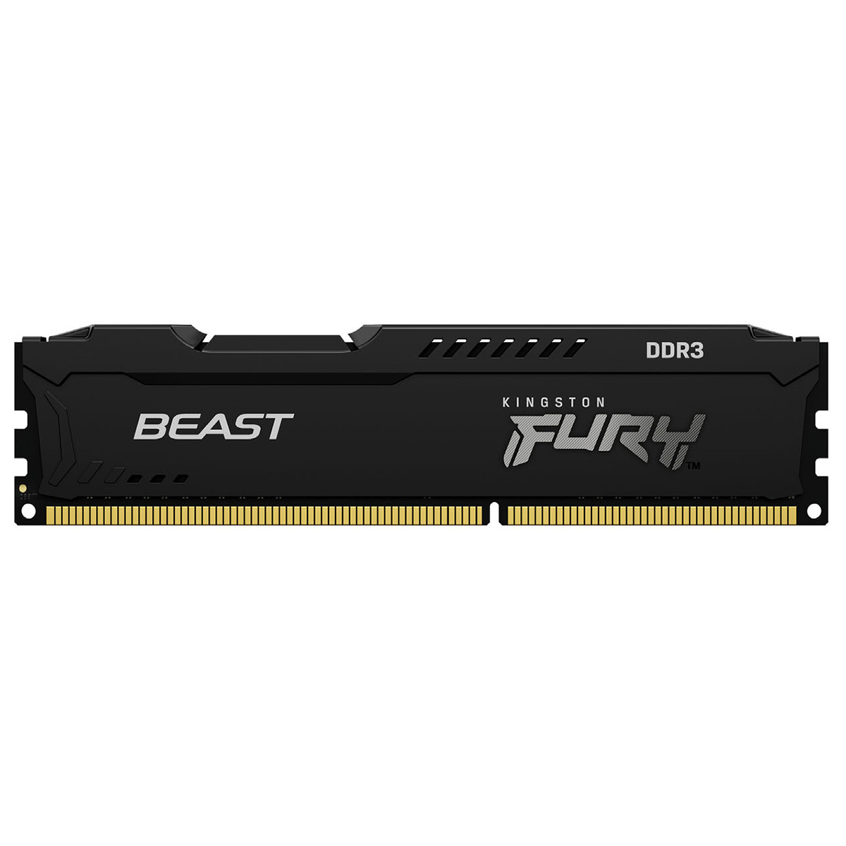 8GB DDR3 1600MHz DIMM FURY Beast Black KF316C10BB/8 CL10, 1.5V, Non-ECC